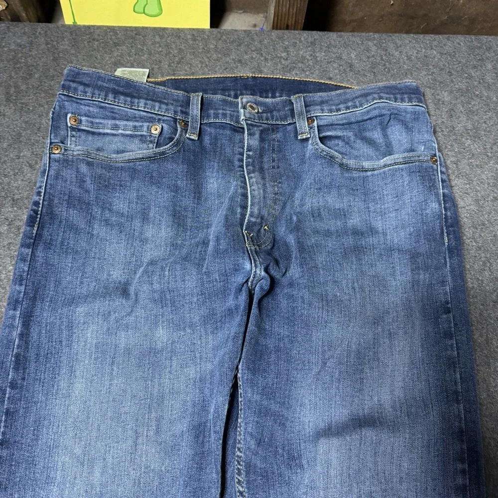 Levi's 502‎ Jeans Mens 34x30 (34x27) Taper Fit Blue Denim Western Retro Outdoor